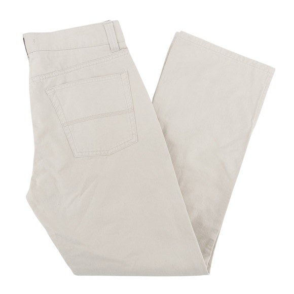 L.L. Bean Other - LL Bean Mens 30x30 Pants Beige Standard Fit 100% Cotton Twill Straight Gorpcore